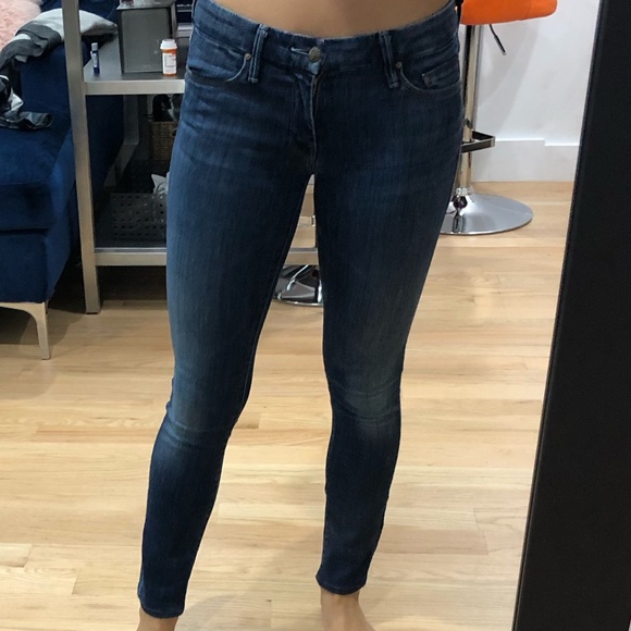 Mother The Looker Skinny Jeans In Deja 